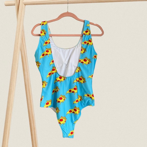 Shop Local KY Kentucky Pizza Bathing Suit XL - Picture 2 of 2